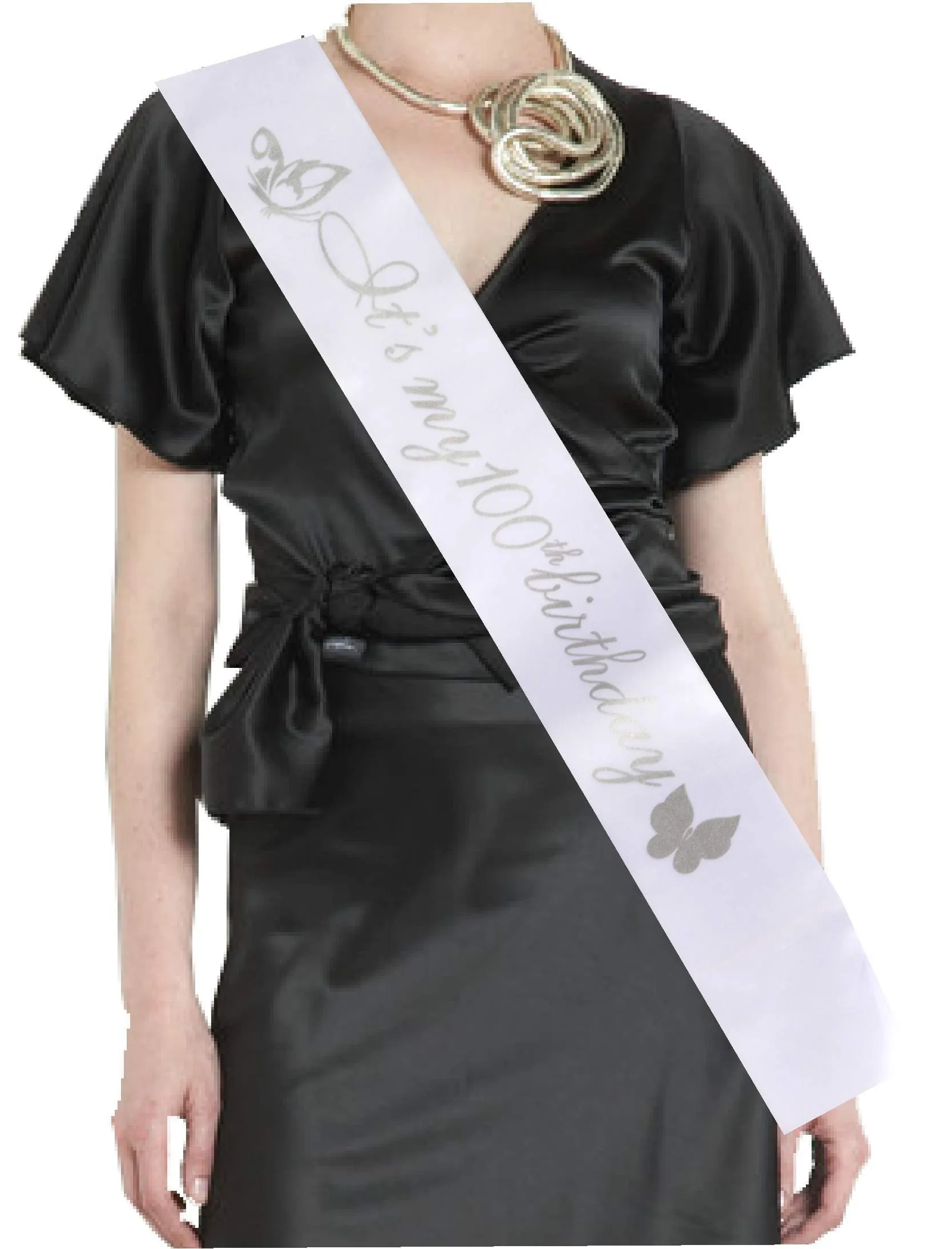 100th Birthday Gifts for Women, 100th Birthday Tiara and Sash, Its My 100th Birthday