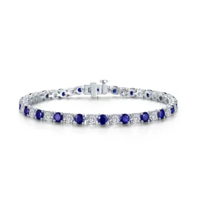 11 CTW Sapphire Classic Tennis Bracelet