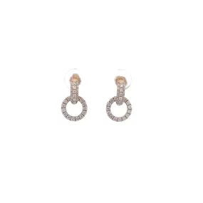 14KT Yellow Diamond Earrings