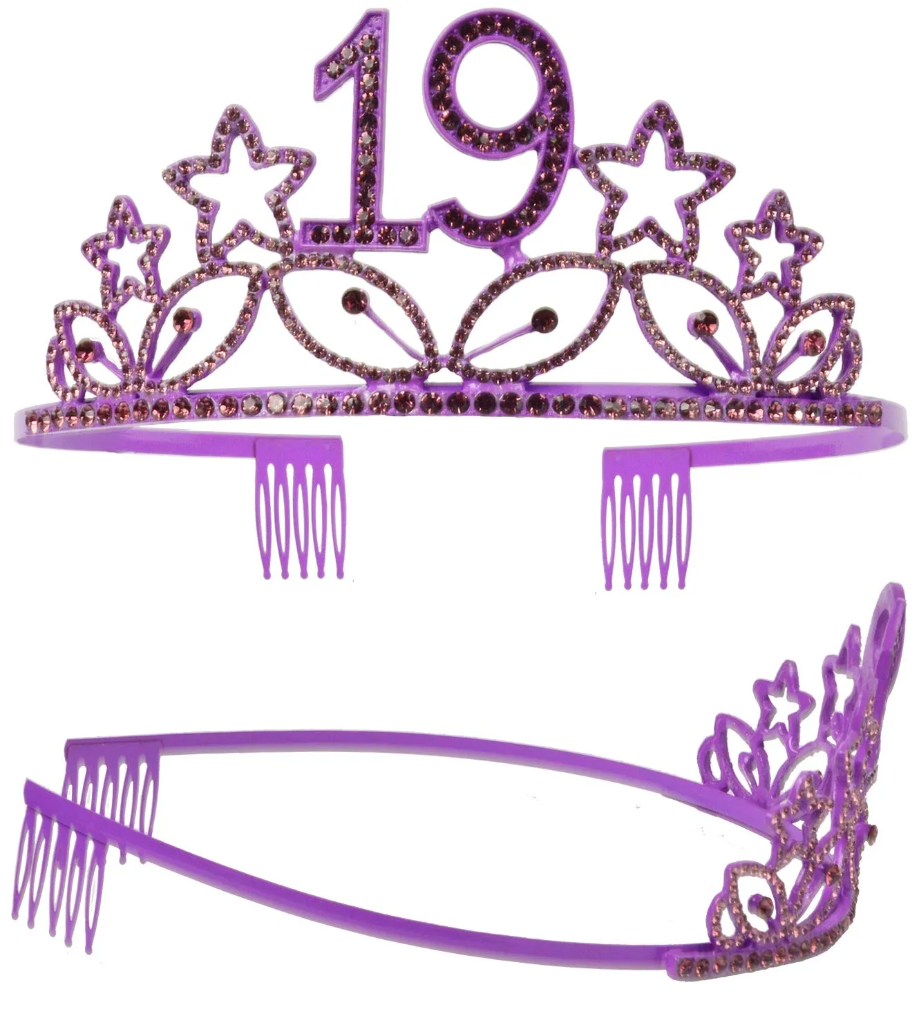 19th Birthday, 19th Birthday Gifts, 19th Birthday Crown, 19th Birthday Sash and Crown