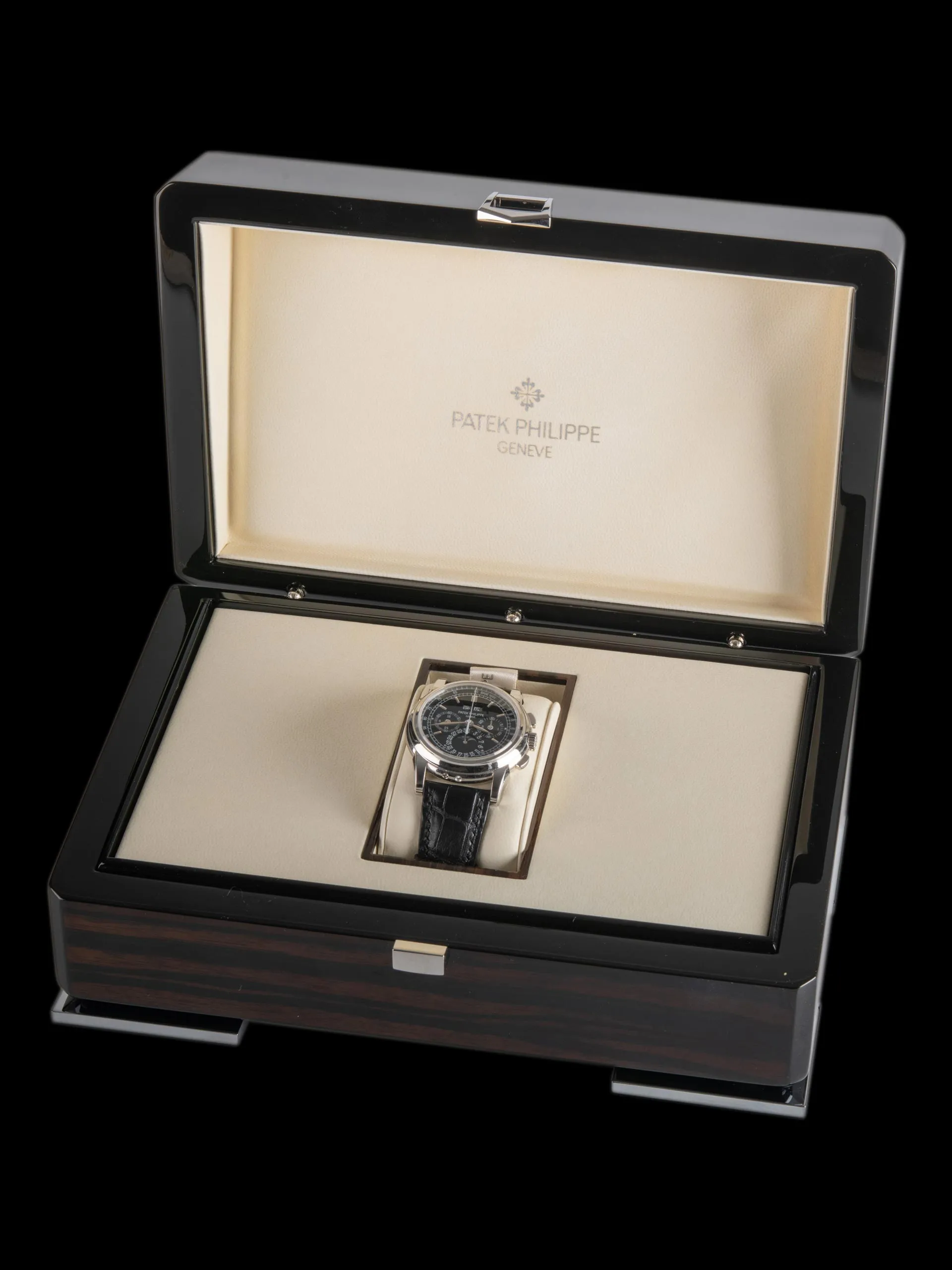 2010 Patek Philippe Perpetual Calendar Moonphase Chronograph (Ref. 5970P) Platinum W/ Box, Papers, & Accessories