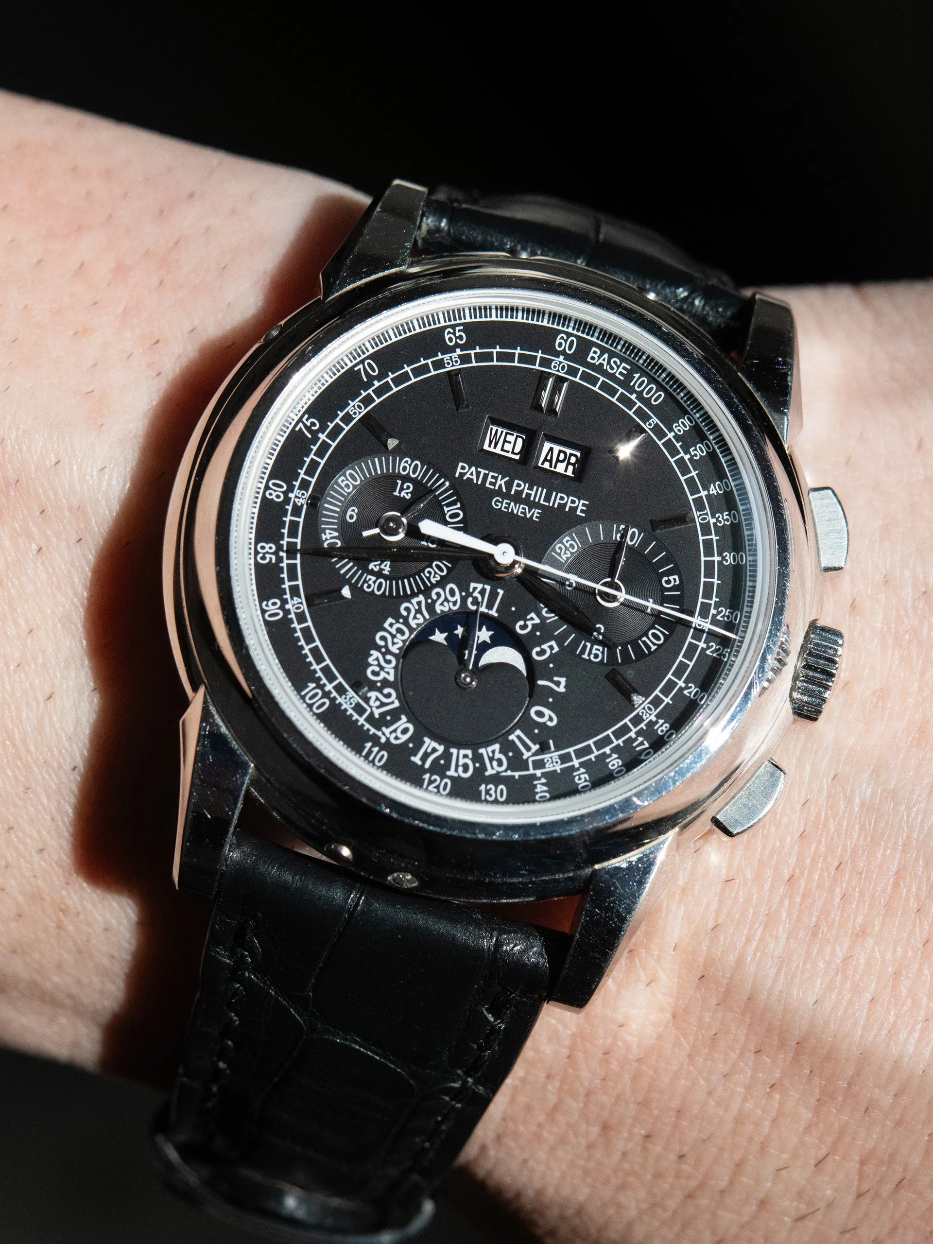 2010 Patek Philippe Perpetual Calendar Moonphase Chronograph (Ref. 5970P) Platinum W/ Box, Papers, & Accessories