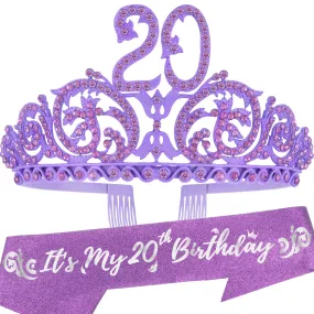 20th Birthday, 20th Birthday Gifts for Women, 20th Birthday Decorations for Women, 20th