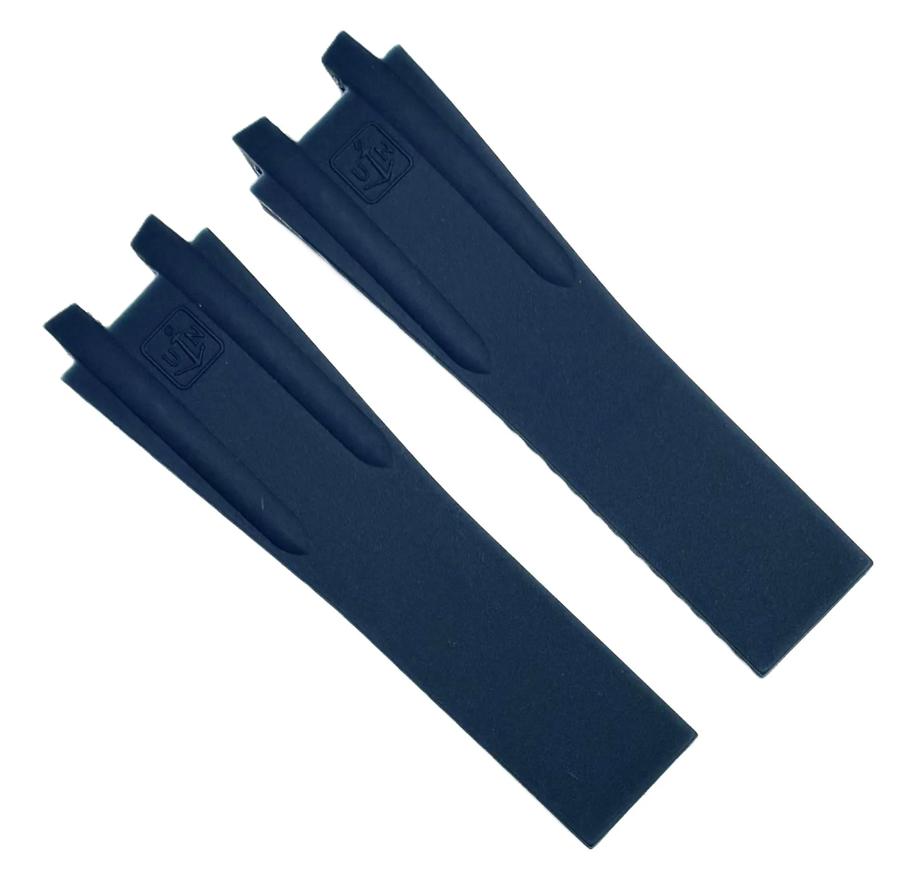 20x26x20 mm Plain Rubber Blue Color Watch Band for ULYSSE NARDIN Watches, Blast Series