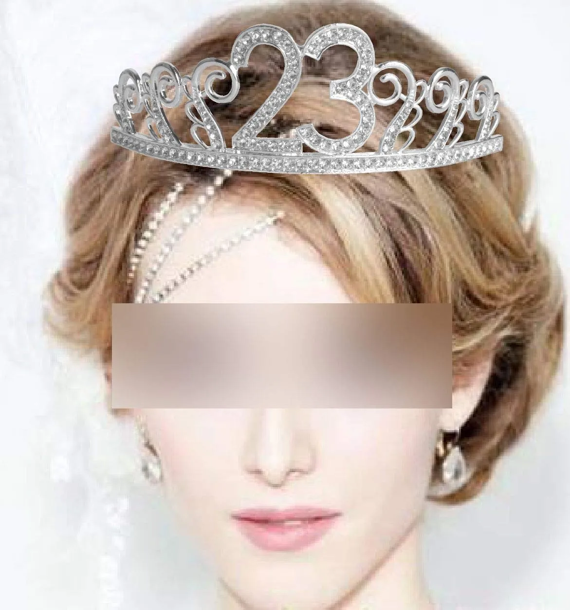 23rd Birthday Gifts for Women, 23rd Birthday Tiara and Sash, Happy 23rd Birthday Party