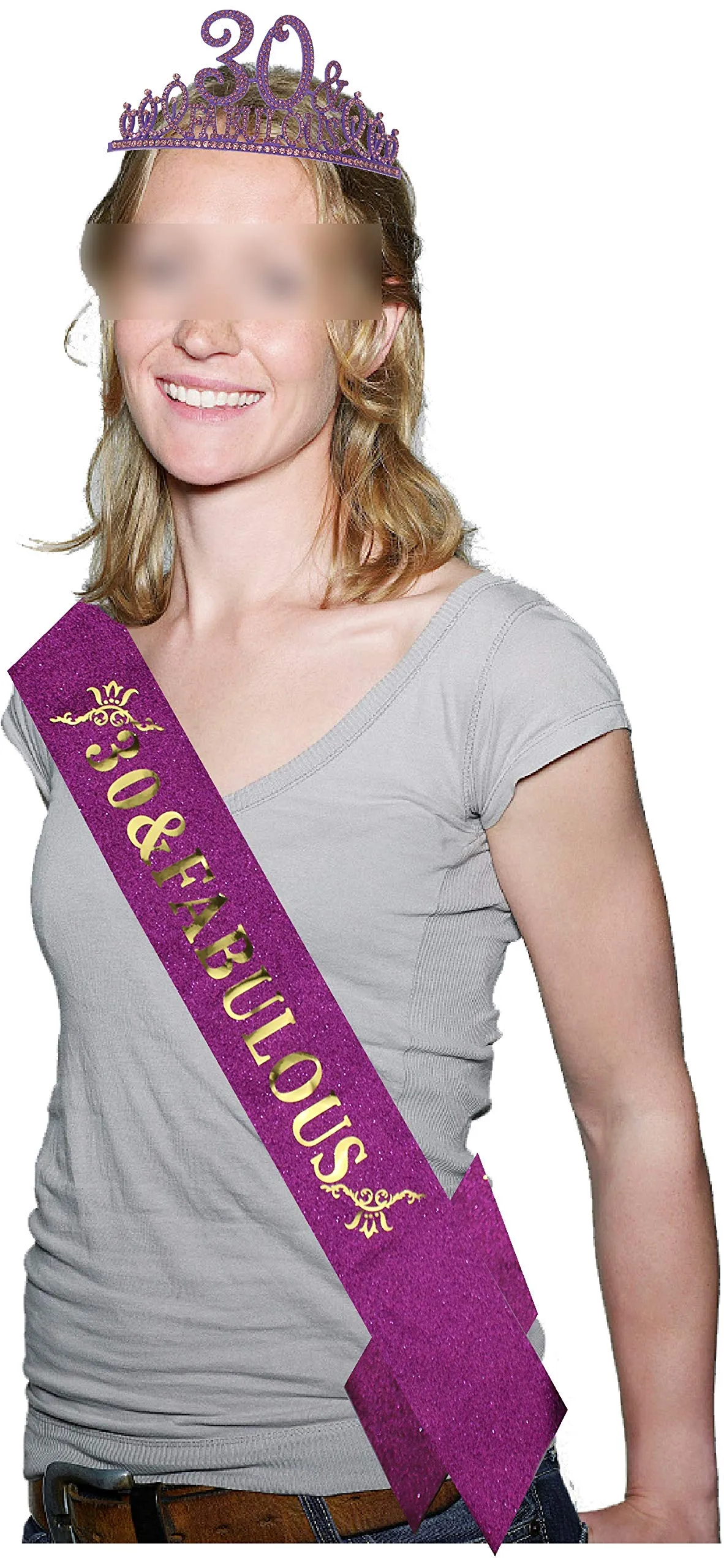 30th Birthday Gifts for Women,30th Birthday Tiara Purple,30 Birthday,30 Crown,30 Birthday