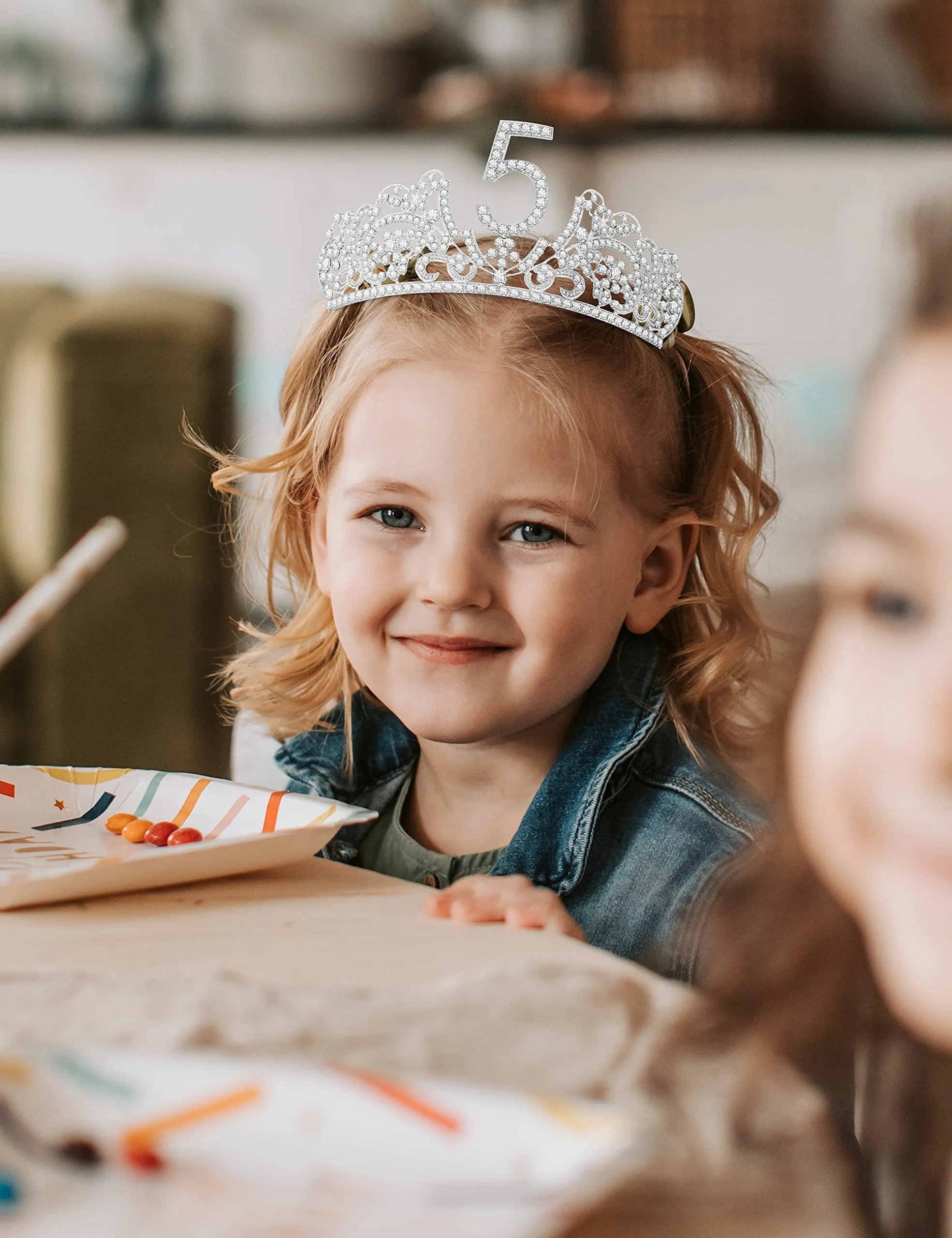 5th Birthday Gifts for Girl, 5th Birthday Tiara and Sash, 5th Birthday Decorations