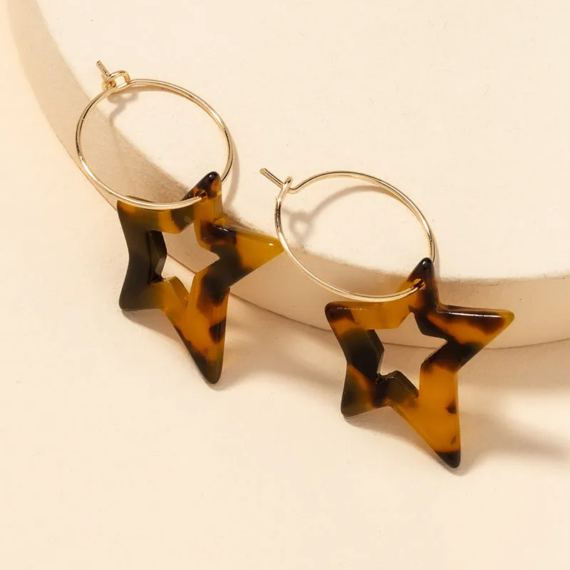 Acetic Acid Five Star Earrings - Vienna Verve Collection