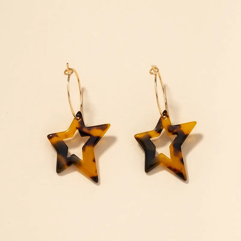 Acetic Acid Five Star Earrings - Vienna Verve Collection