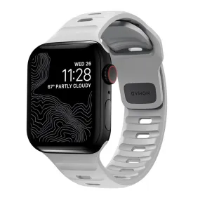 Apple Watch (38/40/SE/41mm) Nomad Sport Band Rem - Lunar Gray