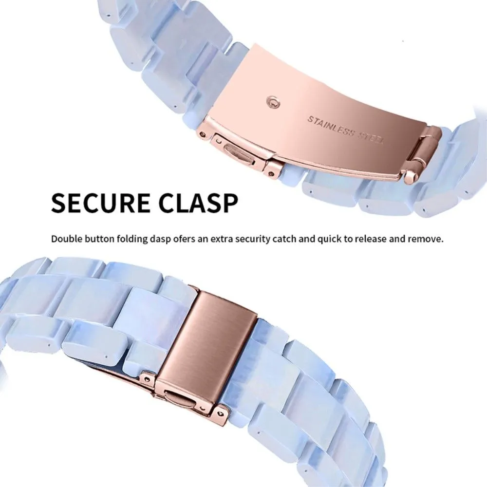 Apple Watch (41mm) 3 bead resin watch strap - Blue