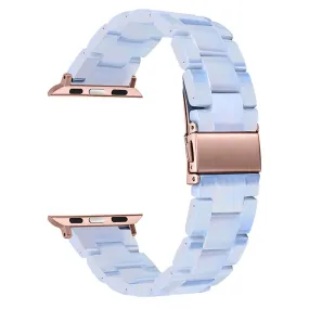 Apple Watch (41mm) 3 bead resin watch strap - Blue