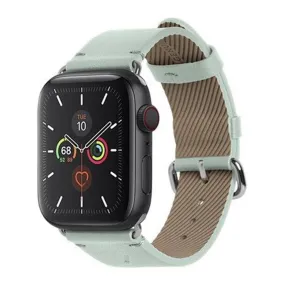 Apple Watch (42/44/SE/45/46/49mm) Native Union Classic Strap Ægte Læder Rem - Grøn