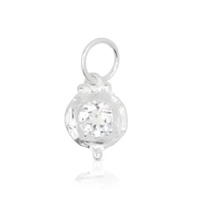 APRIL TOPAZ BIRTHSTONE CHARM