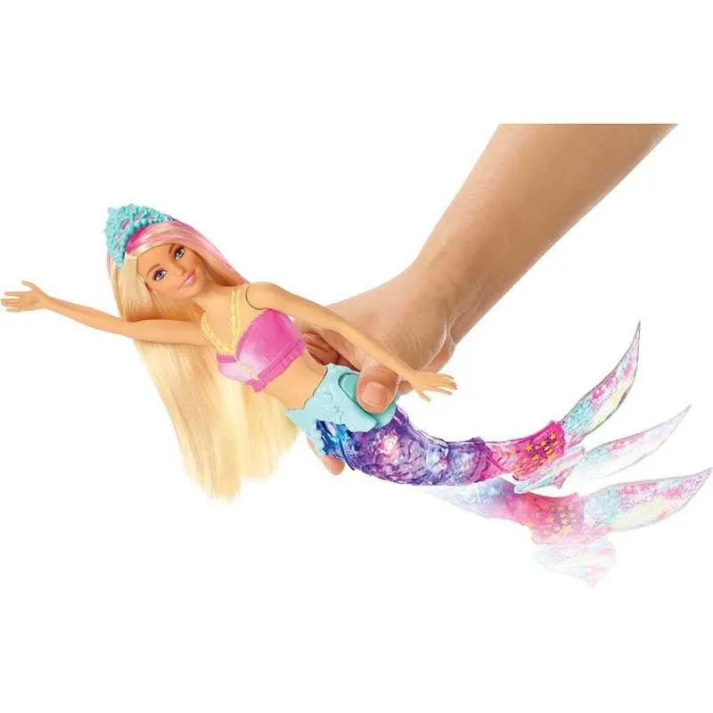 Barbie Dreamtopia Sparkle Lights Mermaid Doll, Blonde