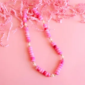 Beaded Blondes | Pink Skies Gemstone Necklace