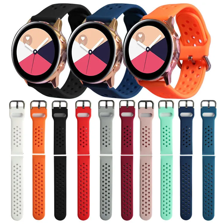 Breathable silicone watches are suitable for Samsung Galaxy watch active2