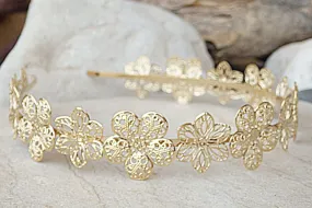 Bridal hair flower tiara