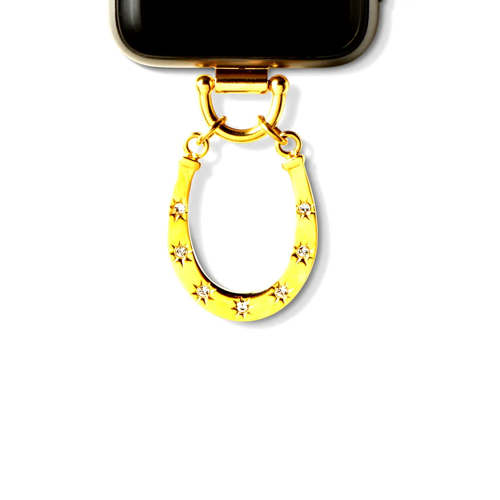 Bucardo Charm Apple Watch Necklace in Horseshoe Gold Series 1-3