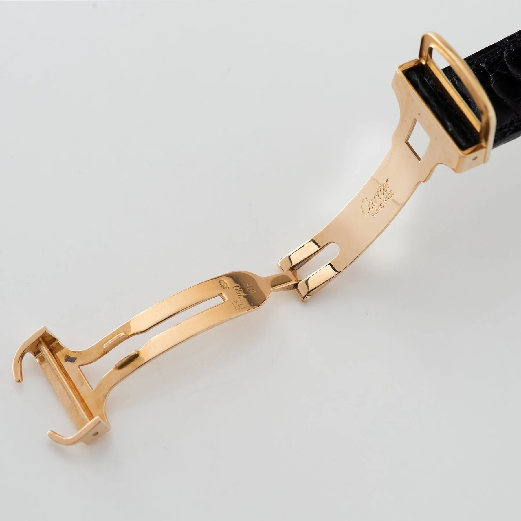 Cartier Paris Santos Dumont Jumbo Ultrathin Yellow Gold