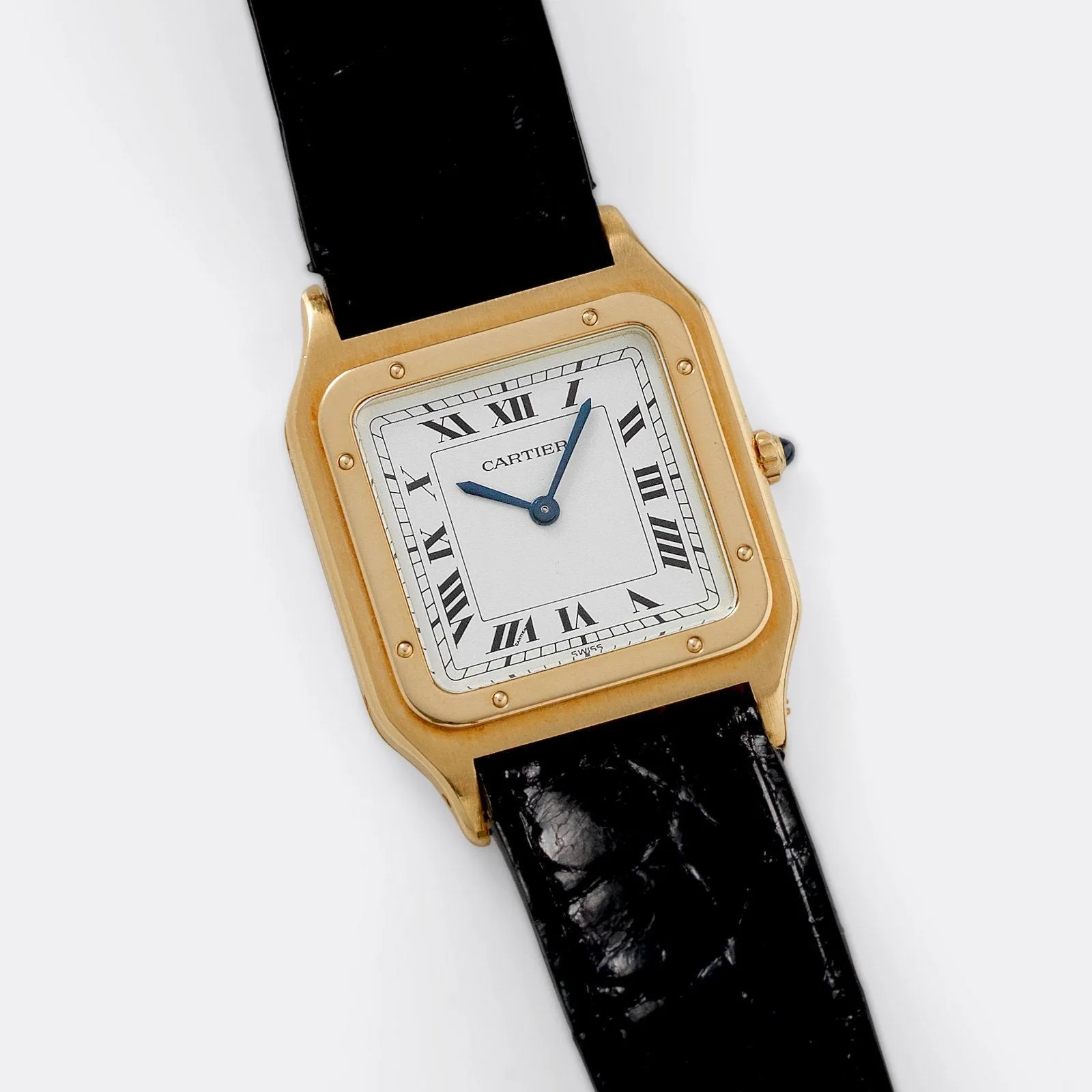 Cartier Paris Santos Dumont Jumbo Ultrathin Yellow Gold