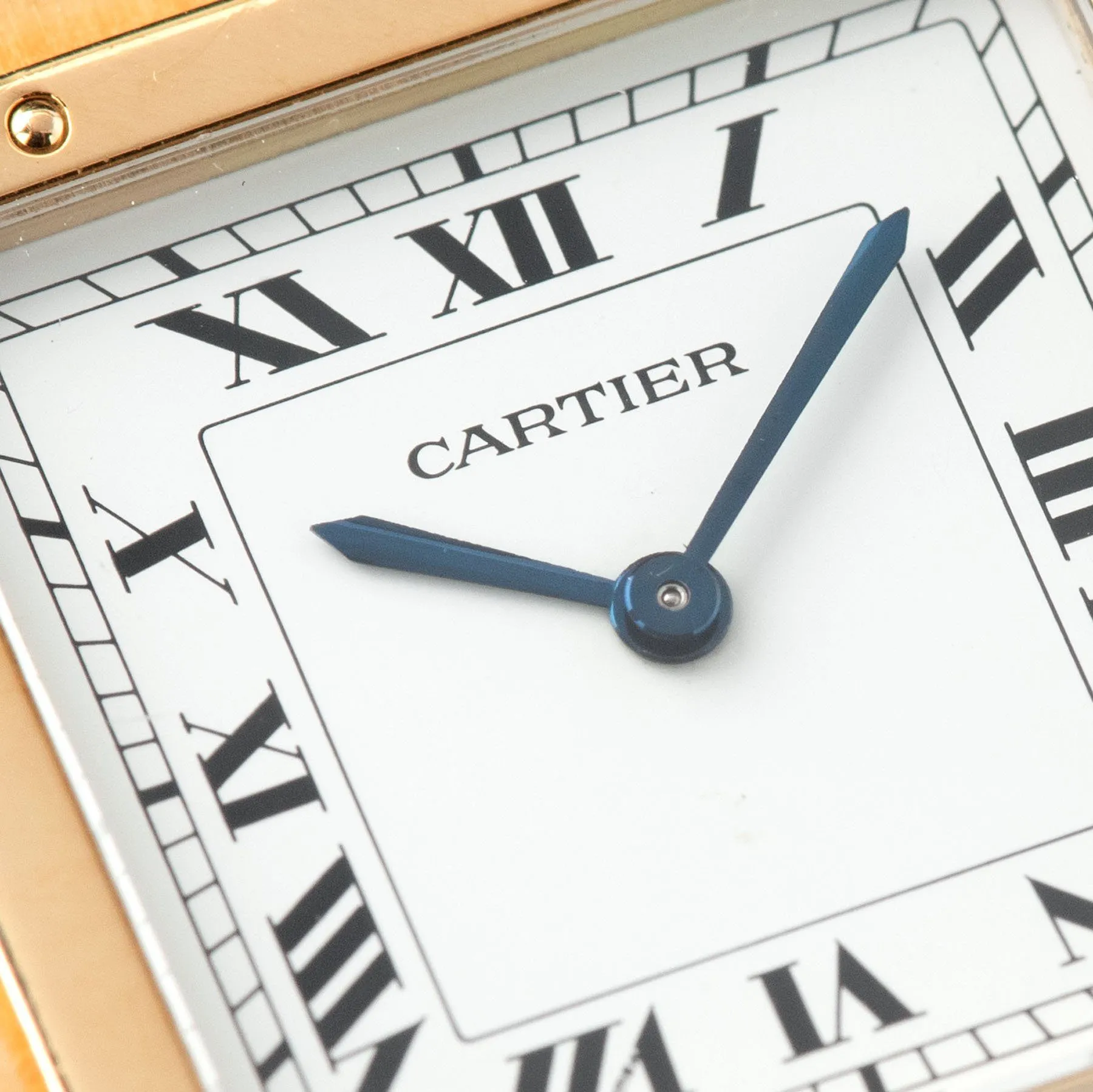 Cartier Paris Santos Dumont Jumbo Ultrathin Yellow Gold