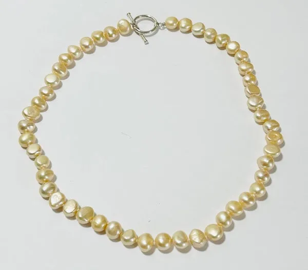 Champagne Pearl Necklace 2 (PO21)