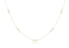 Choker Simplicity Chain Gold - 4mm Pearl