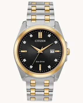 Citizen Peyten Black Dial Stainless Steel Bracelet Watch BM7107-50E