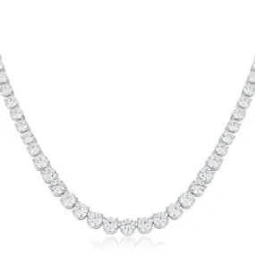 Cloris Graduated Cubic Zirconia Necklace | 50ct