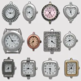 Dead Watch Faces for Parts - Set of 6 - Assorted Styles and Colors - Watch Faces - Final Sale