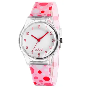 Girls Teens Polka Dot Analog Watch