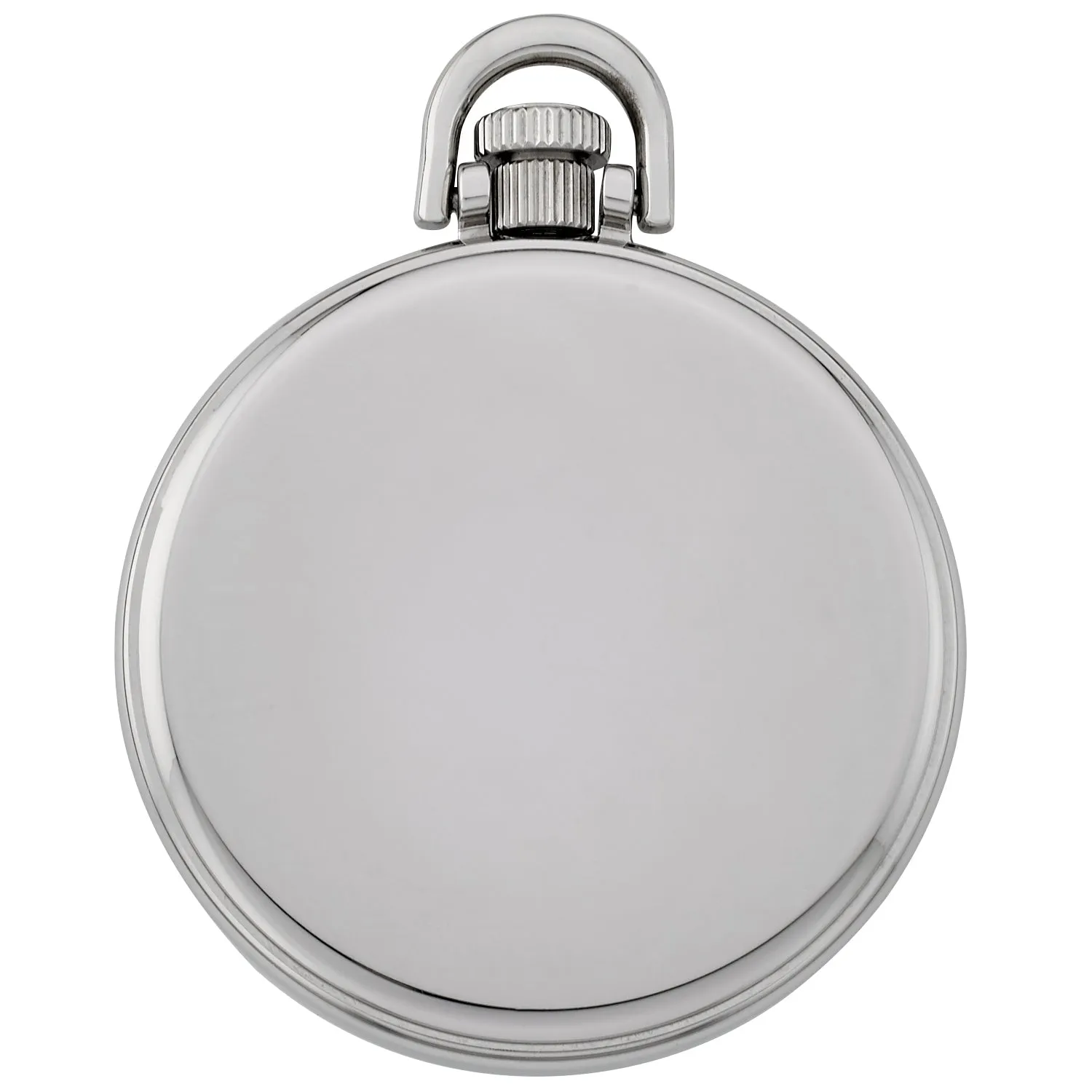 Gotham Men's Stainless Steel Mechanical Hand Wind Railroad Style Pocket Watch # GWC14108S