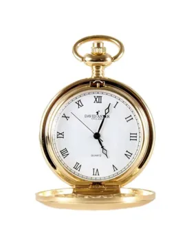 Hunter Pocket Watch - Gold