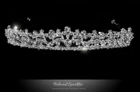 Kandace Classic Crystal Silver Tiara