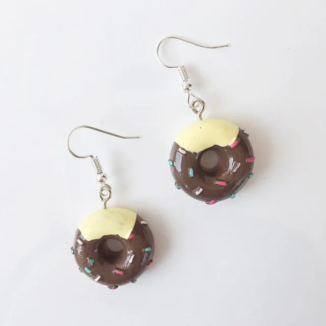 Korean Lovely Fruit Tea Cup Earrings Creative Funny Crystal Kiwi Tea Cup Cute Fun Earring Ear Jewelry personality Gift серьги