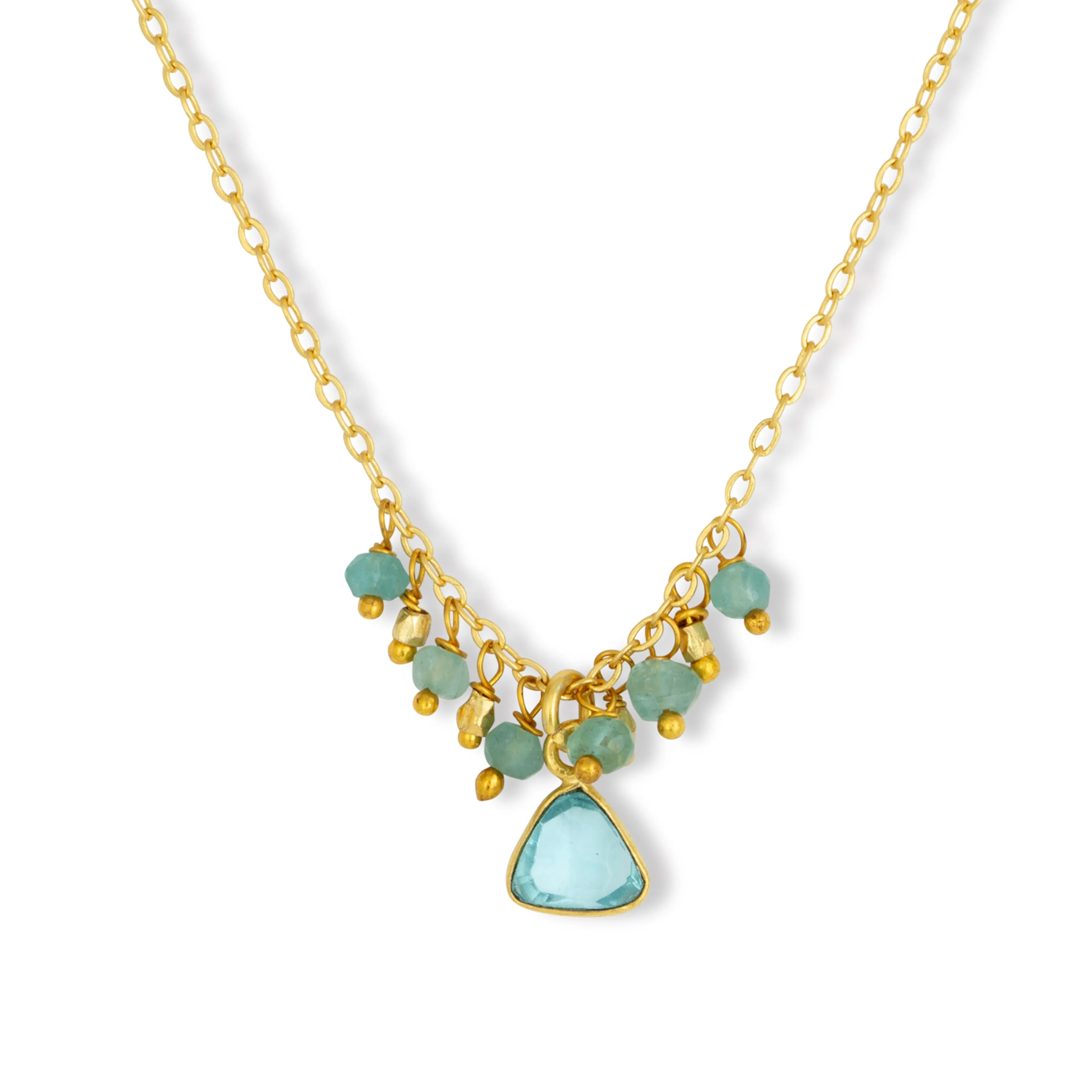 Lacey Necklace Aqua