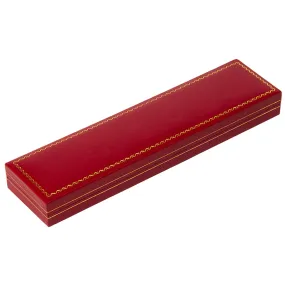 Leatherette  Bracelet Box Red