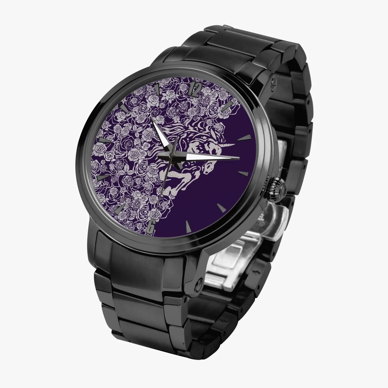 Lee EXCELLENT Stainless Steel Strap Automatic Watch [Mens] - Violet