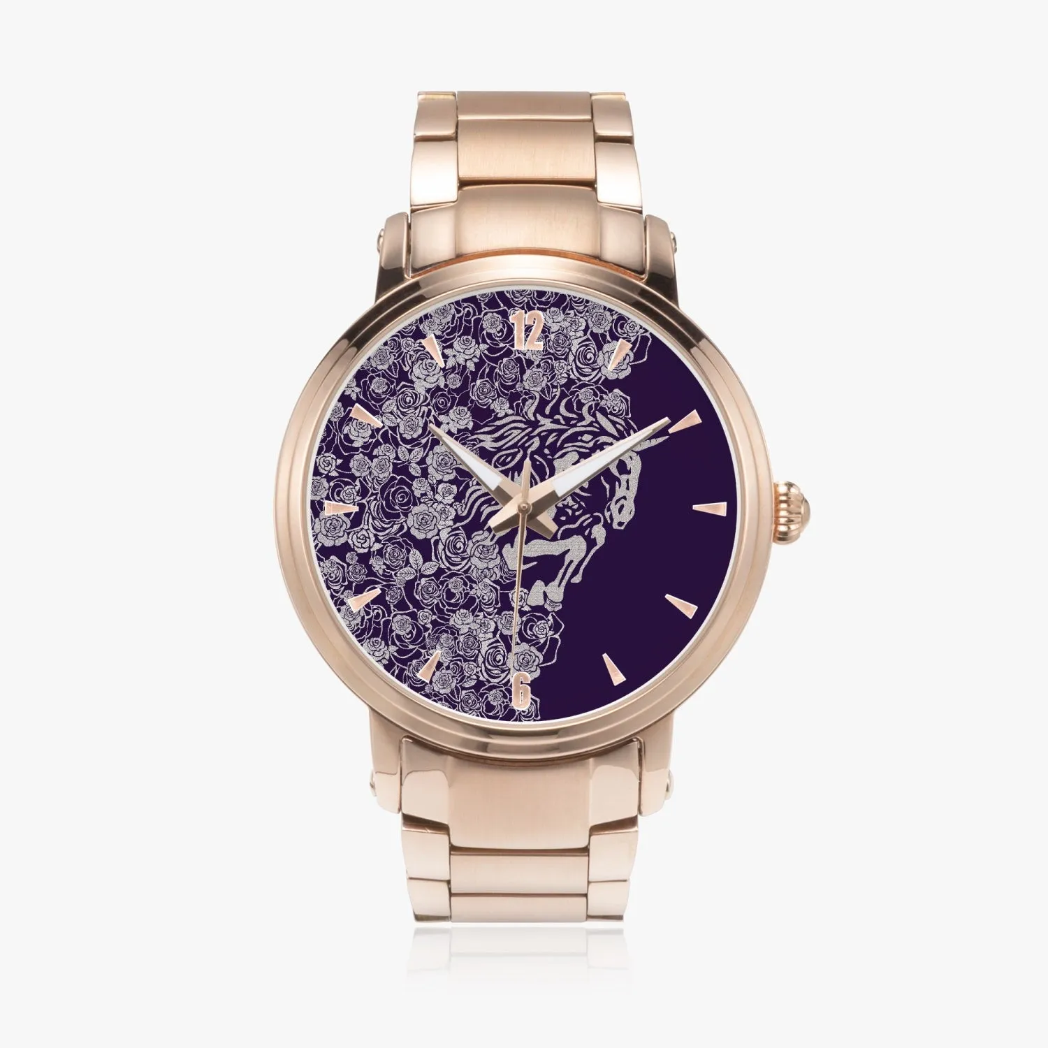 Lee EXCELLENT Stainless Steel Strap Automatic Watch [Mens] - Violet