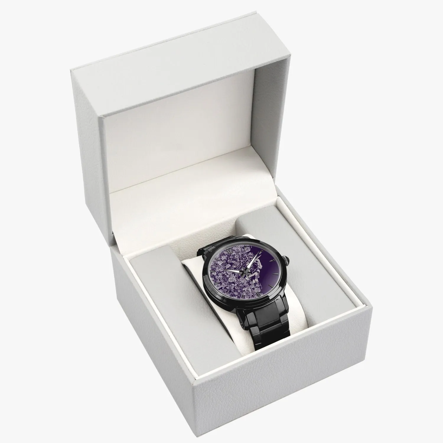 Lee EXCELLENT Stainless Steel Strap Automatic Watch [Mens] - Violet