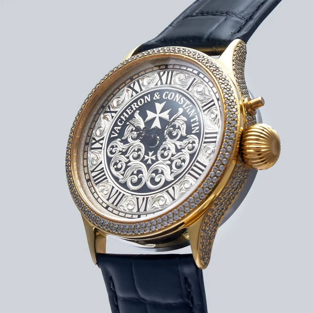 Marriage Watch Vacheron & Constantin 40mm Men's Watch Based On A Pocket Watch Hand-wound Skeleton