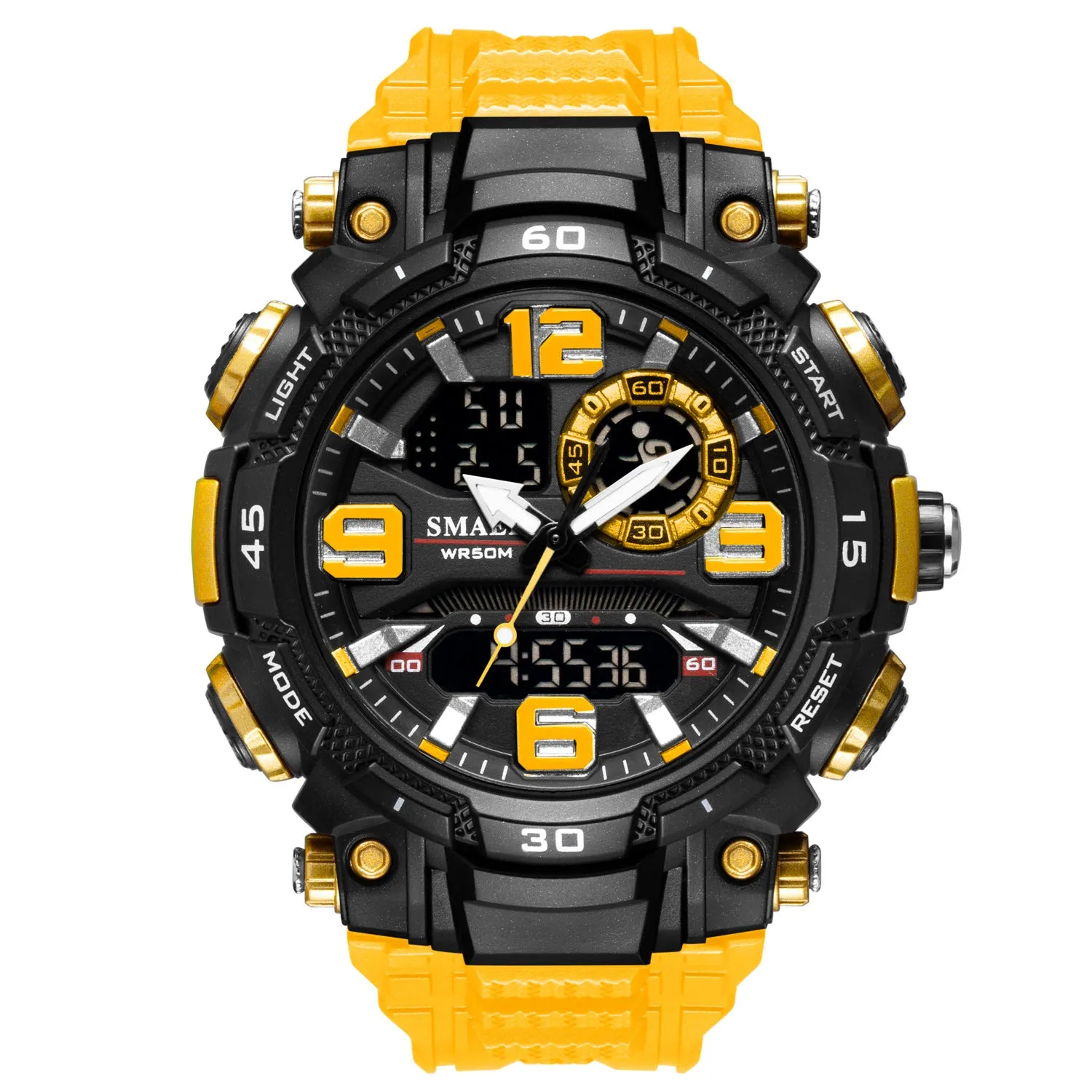 Men's Watch Cool Trend Waterproof Watch Fashion Outdoor Casual Electronic Sports Watch