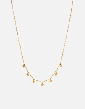 Mini Heart Puff Choker, Gold Vermeil