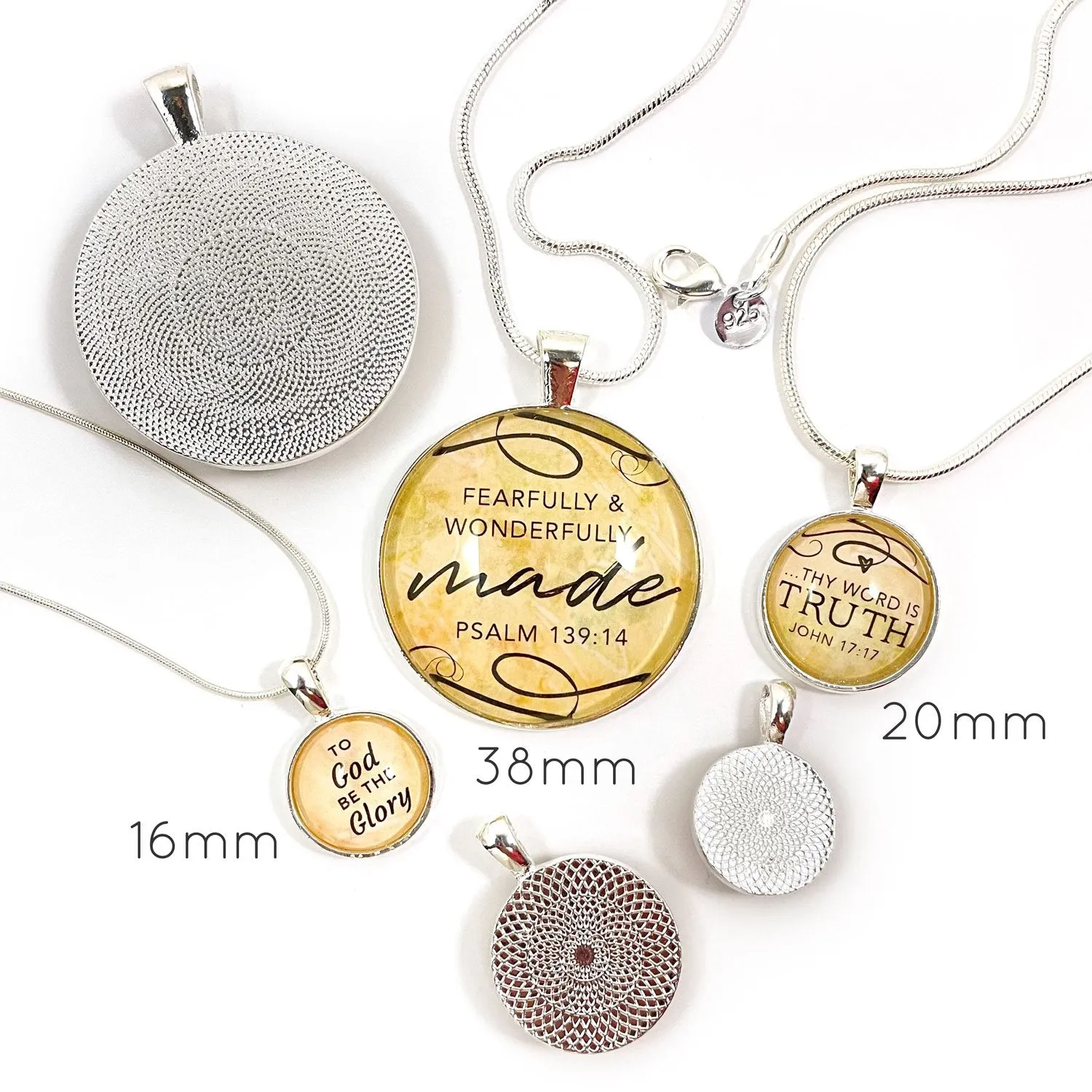 My Greatest Blessings Call Me Mom – Personalized Silver-Plated Mothers' Proverbs 31 Pendant Necklaces (3 Sizes) – Feature Childrens’ Names!