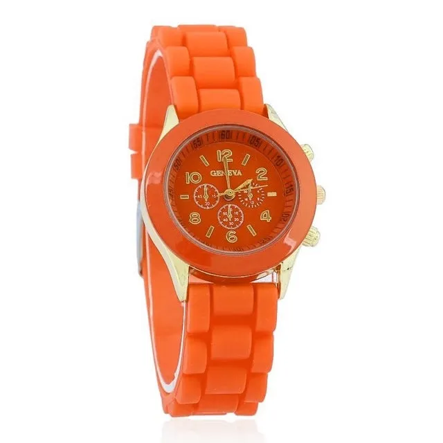 NEW High Quality MINI Women Geneva Watch Casual Silicone wristwatch woman casual dress watch New Fashion Girl