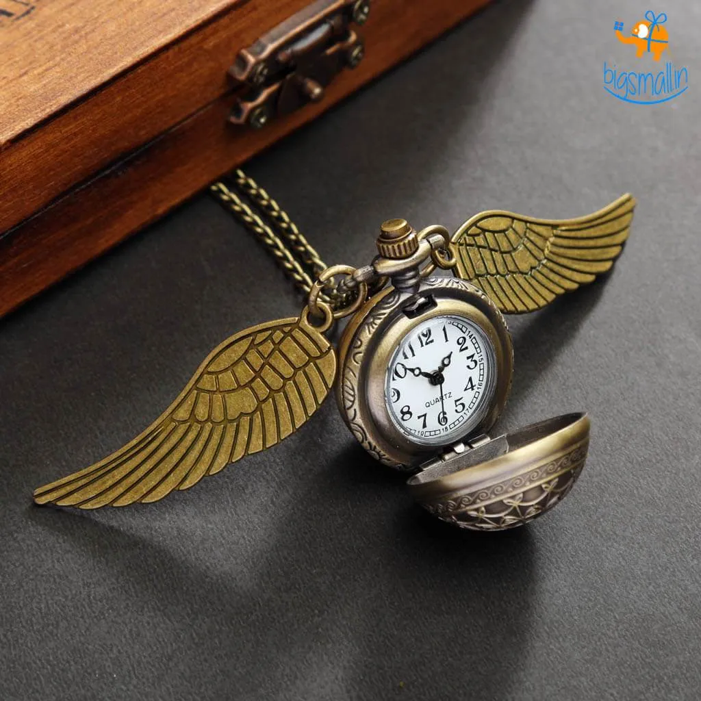 Official HP Snitch Necklace with Watch