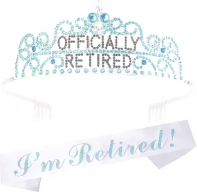 Officially Retired Retirement Party Set Blue, Officially Retired Tiara / Crown, Retirement