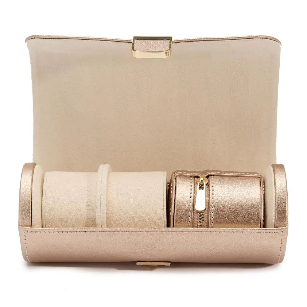 Palermo Double Watch Roll with Jewelry Pouch