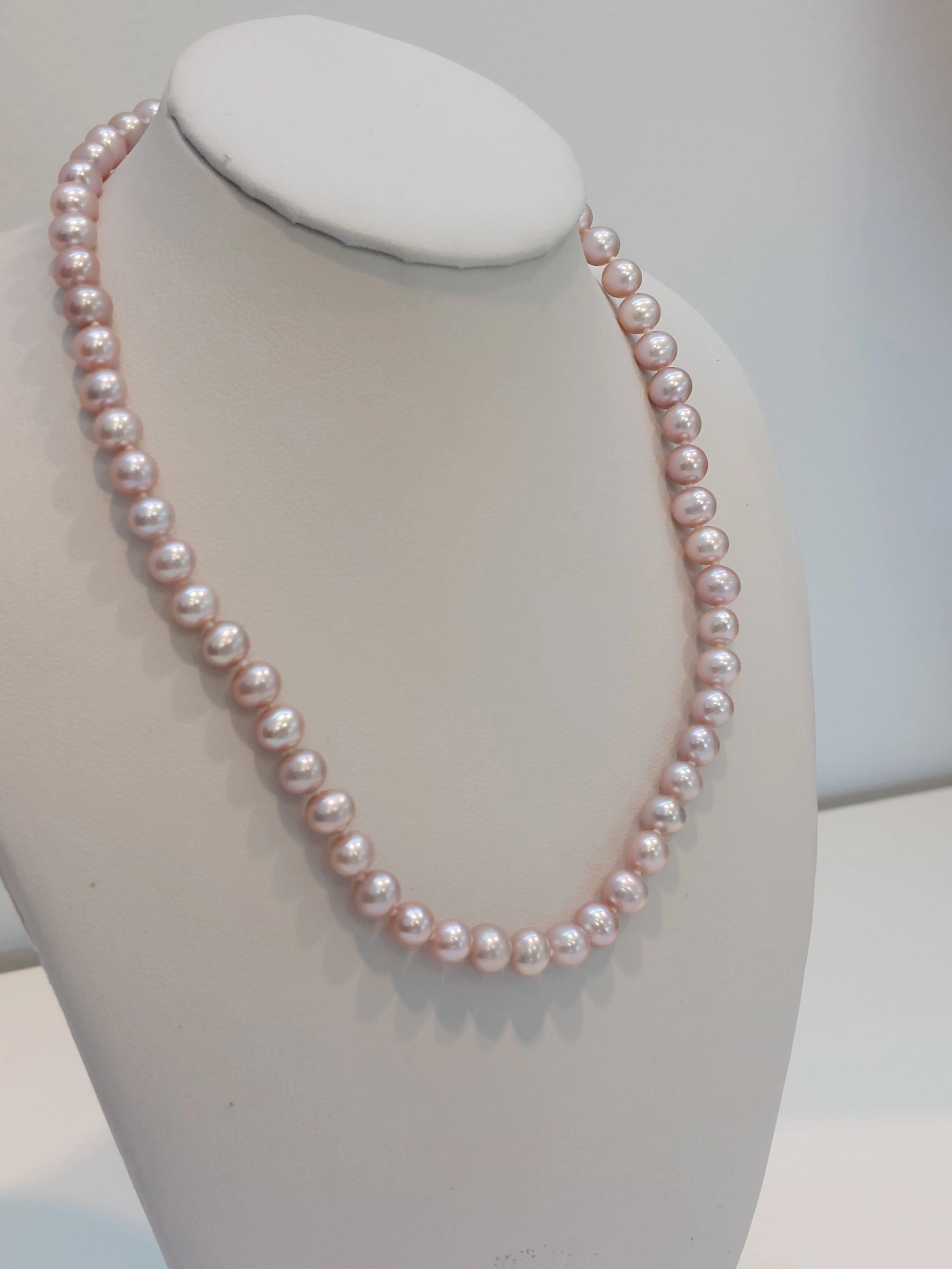 Pink Pearl Necklace